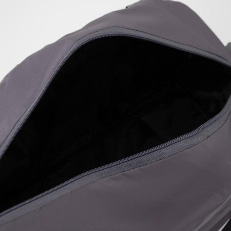 Sports bag with lightning, external pocket, long belt, gray color-2