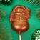 New Year. Figure made of milk chocolate "Snow Baba", on a stick, 20 g ± 5 %