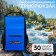 Hermoryukzak Yugana, PVC, waterproof 30 liters, blue