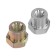Semi -automatic coil for the trimmer Denzel 96390, M10 x 1.25L, M10 x 1L, M8 x 1.25L