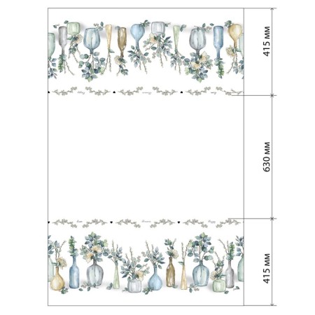GPEC "Ethel" Flower Mood 146x250cm, 100% HL, reps 210 g/m2-7