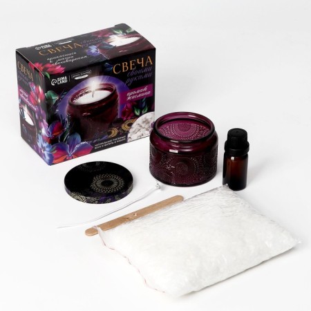 With your own hands. Creation of a candle "Jasmine", a set for creativity-2