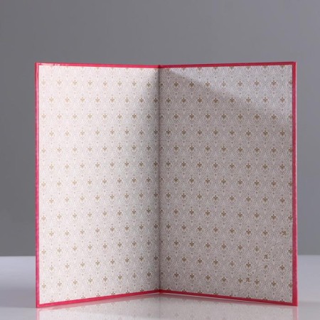 Address folder "with an anniversary!" pink roses, a4-1