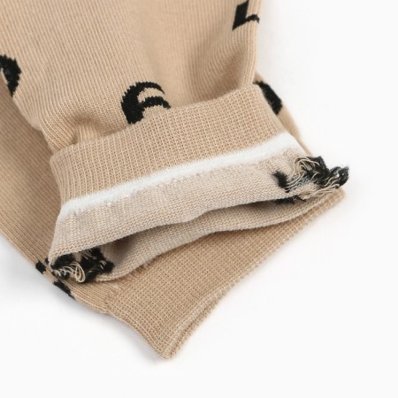 Women's socks minku "numbers" Beige color, rr 38-39 (25 cm)-2