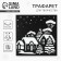 Stencil for creativity "Winter Town", 15 x 15 cm, plastic