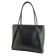 Female bag, artificial leather, black 30x10x30 cm