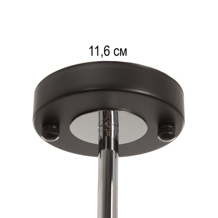 ARISA chandelier 8he27 40W black-silver 80x80x40 cm-3