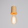 Suspension lamp "Claud" cylinder2 1x40W E27 white 5x6.5x95cm