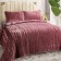 The set with the "Theon" bedspread, size is 240x260 cm, 50x70 cm - 2 pcs, color ash rose