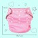 Panties-scammer, reusable, carbon-bamboo fabric, pink color, from 0-36 months.