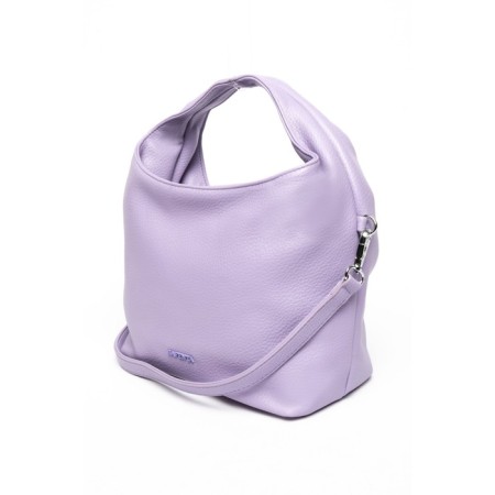 Gobo bag female, eco -leather, safenta purple, 32x13x21 cm-1