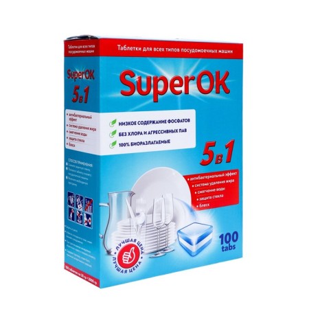 Superok tablets for dishwashers, 100 pcs
