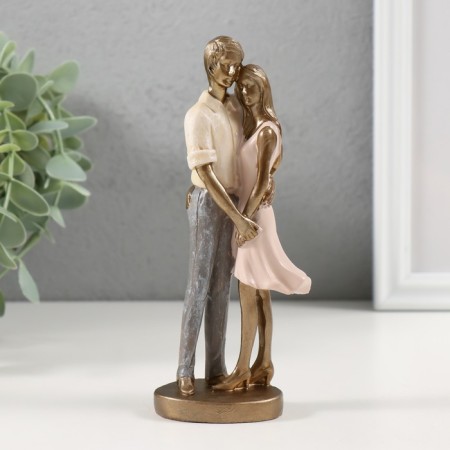Polystone souvenir "couple in the arms of each other" 6x4x15 cm
