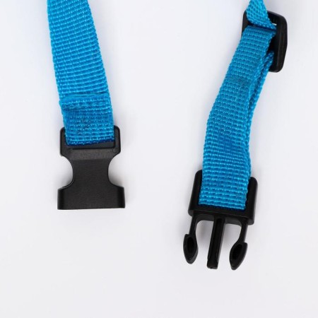 Muzzle mesh with double fixation, size S, blue-3