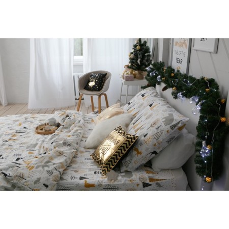 Bed linen Ethel duet Let it Snow (View 1) 143*215 cm - 2 pcs, 240*220 cm, 70*70 cm - 2 pcs-11