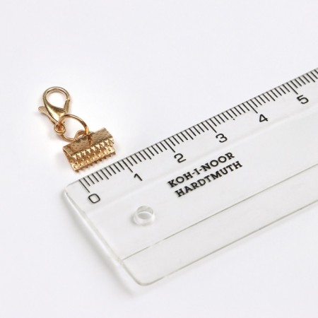 Build for the tape (pair) 10 mm, with a chain extension cord, color gold-3