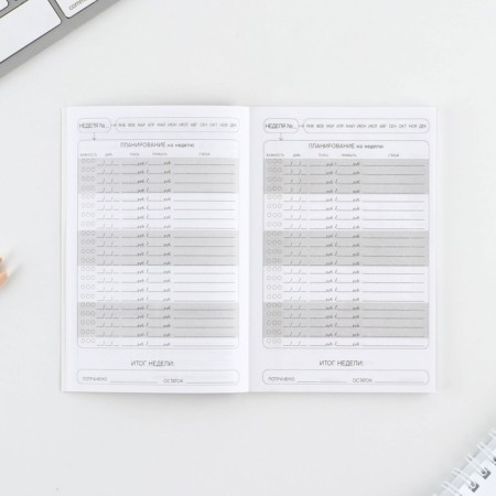 Notepad for planning finance A6, 52 CashBook sheets-5