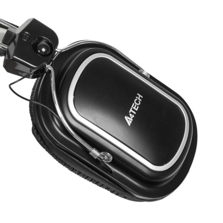 Headphones with A4Tech HS-50 microphone Black 2.5m monitor headband-2