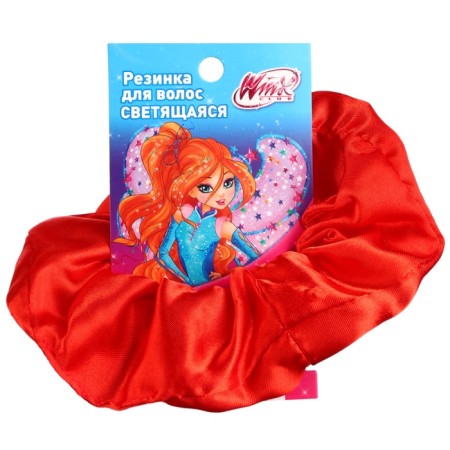Hair elastic band glow, satin, Winx-1