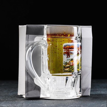 Berry mug "Okhota-fish", 500 ml, in gift packaging-4