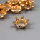 Decor for creativity Metal "Crown" gold 0.6x1.3x1.3 cm