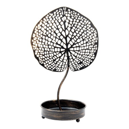 Metal candlestick "Liszt", 21 × 15 × 35 cm, black color