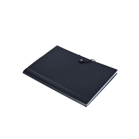 Folder 12 departments, A4, with color separators, black-1