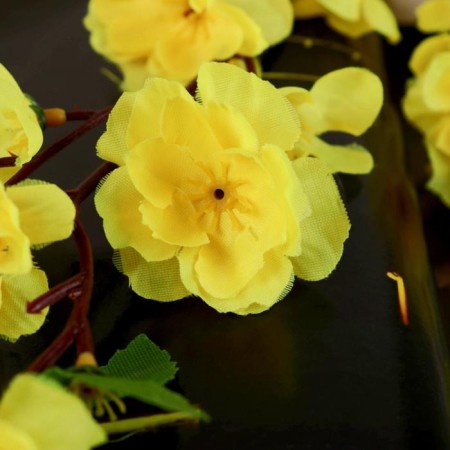 Artificial flowers "sakura tenderness" 65 cm, yellow-1