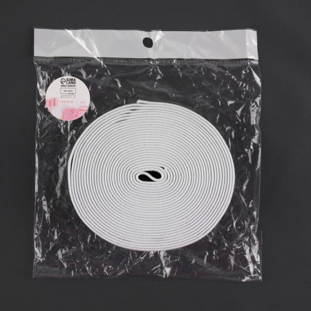 The gum is woven, soft, 40 mm, 4.5 ± 1 m, black/white color-3