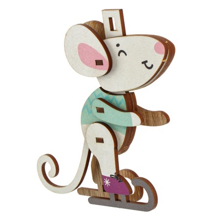 New Year's prefabricated pendant on the Christmas tree "New Year! Mouse "-2
