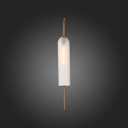 Wall lamp ST LUCE. SL1145.351.01. Callana. 1x60 watts, E27, 10x78 cm, brass color-7