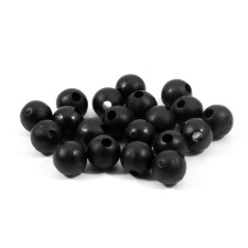 Feeder bead Namazu Soft Beads, PVC, D = 8 mm, round, black 20 pcs.