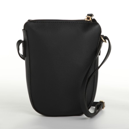 Bag Women's Cross-Bodi with a zipper, black color