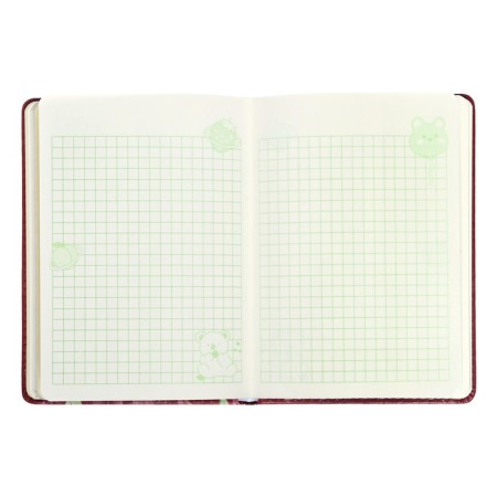 Gift notebook, A6, 100 sheets, a colored block, with a curly knife on a magnet, "anime", mix-6