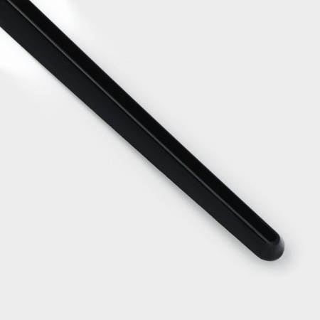 Spoon is a disposable plastic, 16.5 cm, black color, set 12 pcs-3