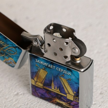 Gasoline lighter "St. Petersburg", 5.5 x 3.5 cm-2