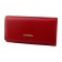 Purse with frame lock XL Nice, matte leather, red color