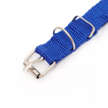 Klopany collar, 40.5 x 2 cm, Osh 26-34 cm, polyester, blue-4
