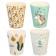 Bamboo children's glass, 250 ml., Color and pattern mix