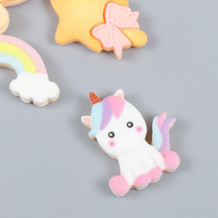 Decor for creativity plastic "Unicorn" set 10 pcs-1