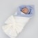 Kinderlitto “New First Wardrobe” discharge kit, 4 items, height 50-56 cm, dairy color, heavenly blue