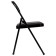 Folding Brabix "Golf Plus CF-003 Comfort", black frame, black leatherette