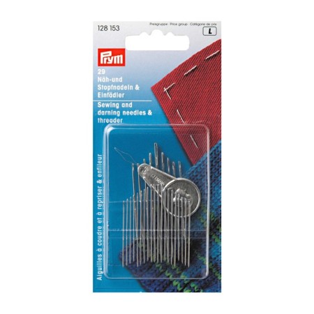 Needles set for sewing and dumplings with a filamenter, 29 pcs. packaged