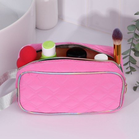 Lightning cosmetic bag, pink color-4