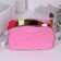 Lightning cosmetic bag, pink color