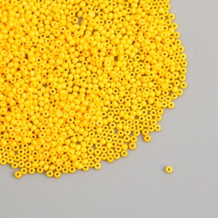 Glass bead 12/0 "yellow" even No. 664 450 gr-1