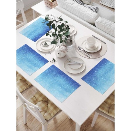 Set of napkins for setting the table "Winter Tale", rectangular, size 32x46 cm, 4 pcs