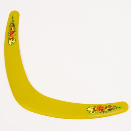 Boomerang "Big" dark yellow 38 cm-1