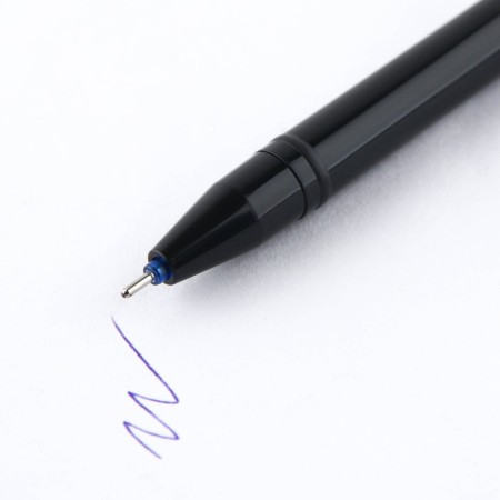 Ballpress Blue Paste 0.5 mm with a suspension machine "Happy Defender of the Fatherland" Plastic-1
