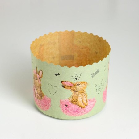 Paper form for cake "Bunnies" 110 x 85 mm mix-1
